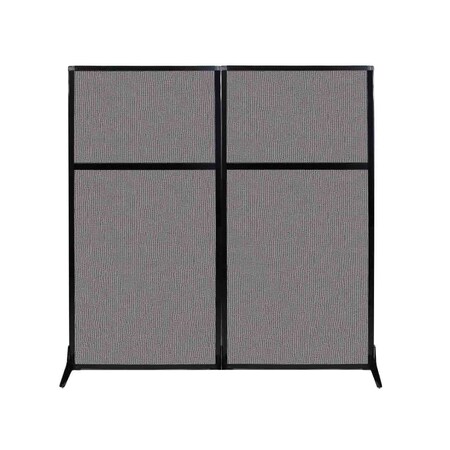 Versare Work Station Screen 66" x 70" Slate Fabric 1841219